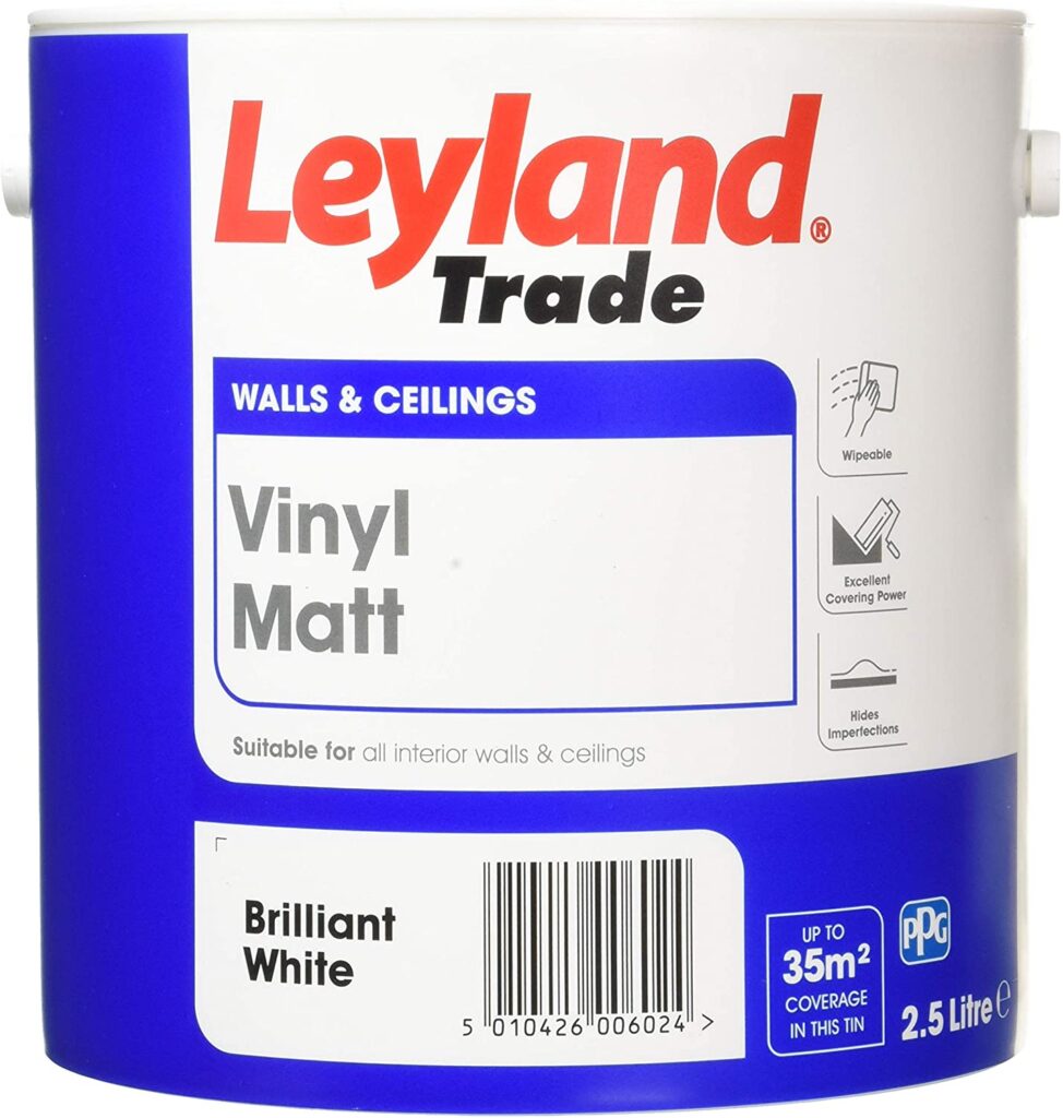 8- Leyland trade 264802 vinyl matt paint
