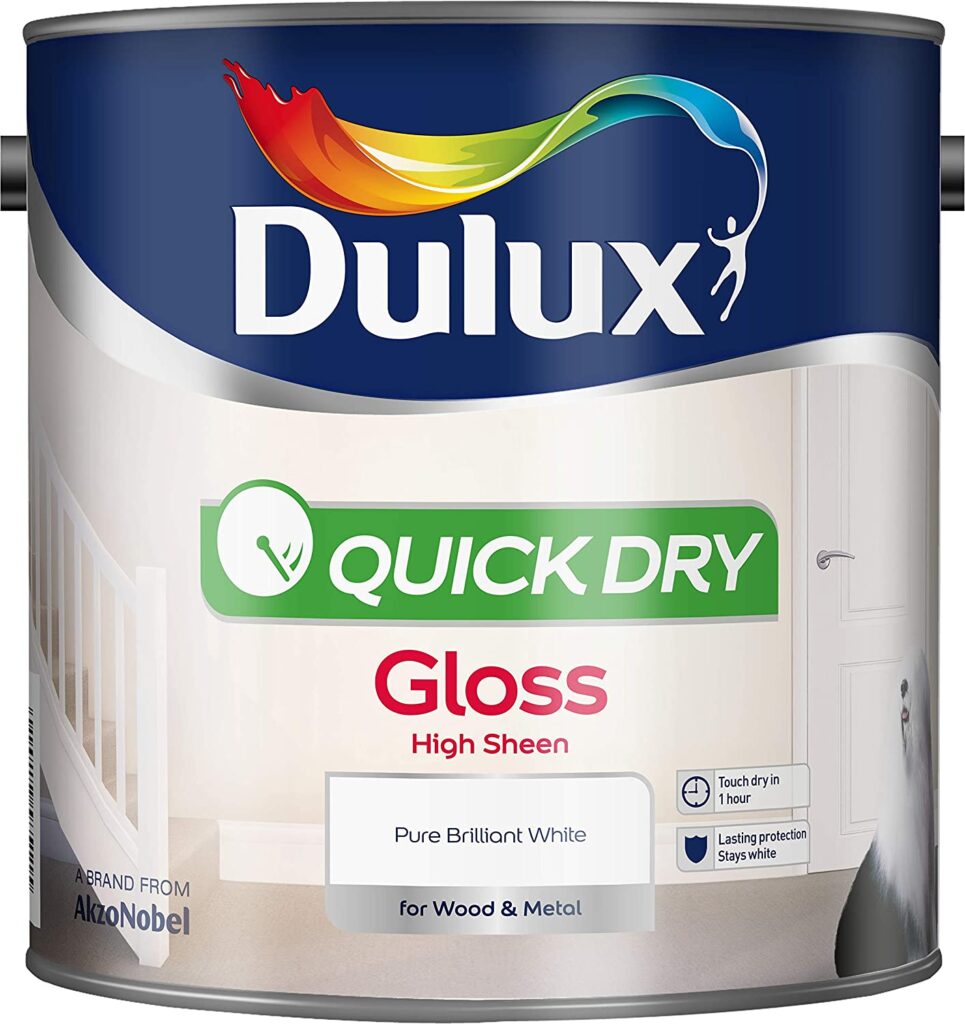 Dulux Quick dry gloss Paint can