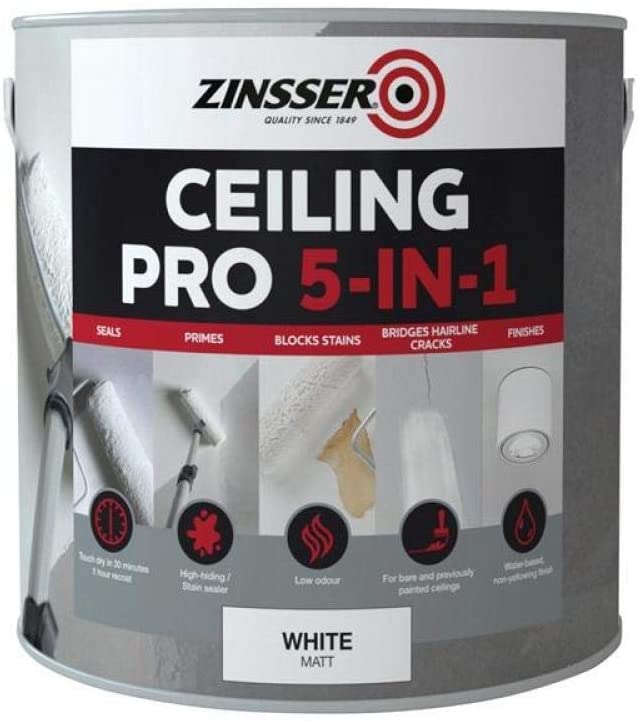Zinsser White Ceiling Pro 5-In-1 Paint