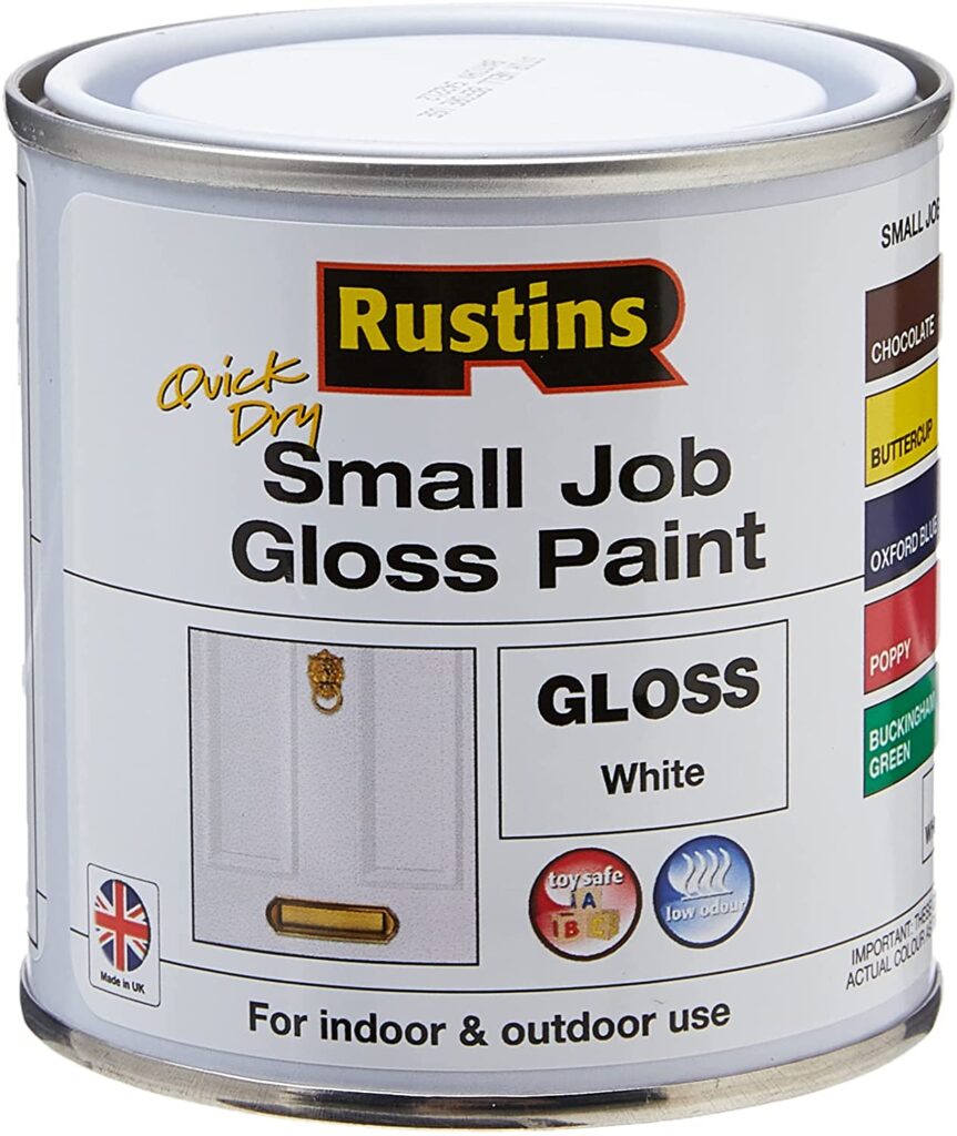 Rustin small job white skirting boards paint