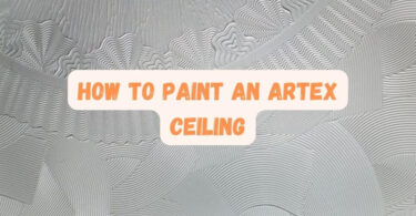 How to paint an Artex ceiling