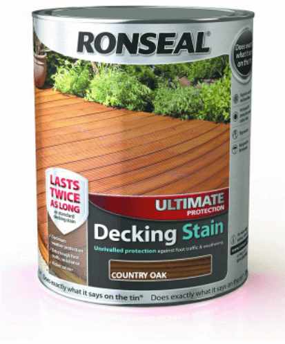 RONSEAL Ultimate Protection Decking Stain Country Oak 5L