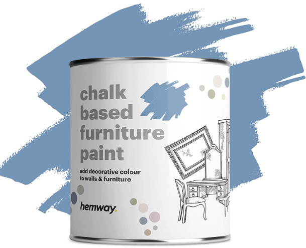 Hemway Matt Shabby Chic Chalk Based Furniture Paint