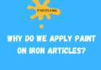 Why do we apply paint on iron articles